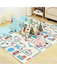BPA Free Learning & Crawling Foldable Foam Mat for Kids, Toddlers (6.5*5)ft