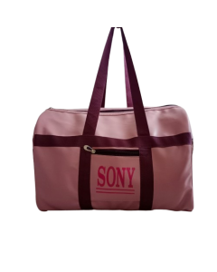 Premium Shopping Pink Travel Duffel Bag with Zipper Pocket &ndash; Lightweight Gym & Weekend Carry Bag for Men & Women